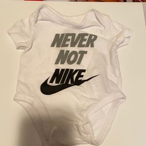 Nike baby onesie